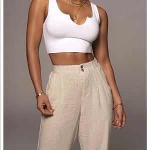 J Lux Label linen pants